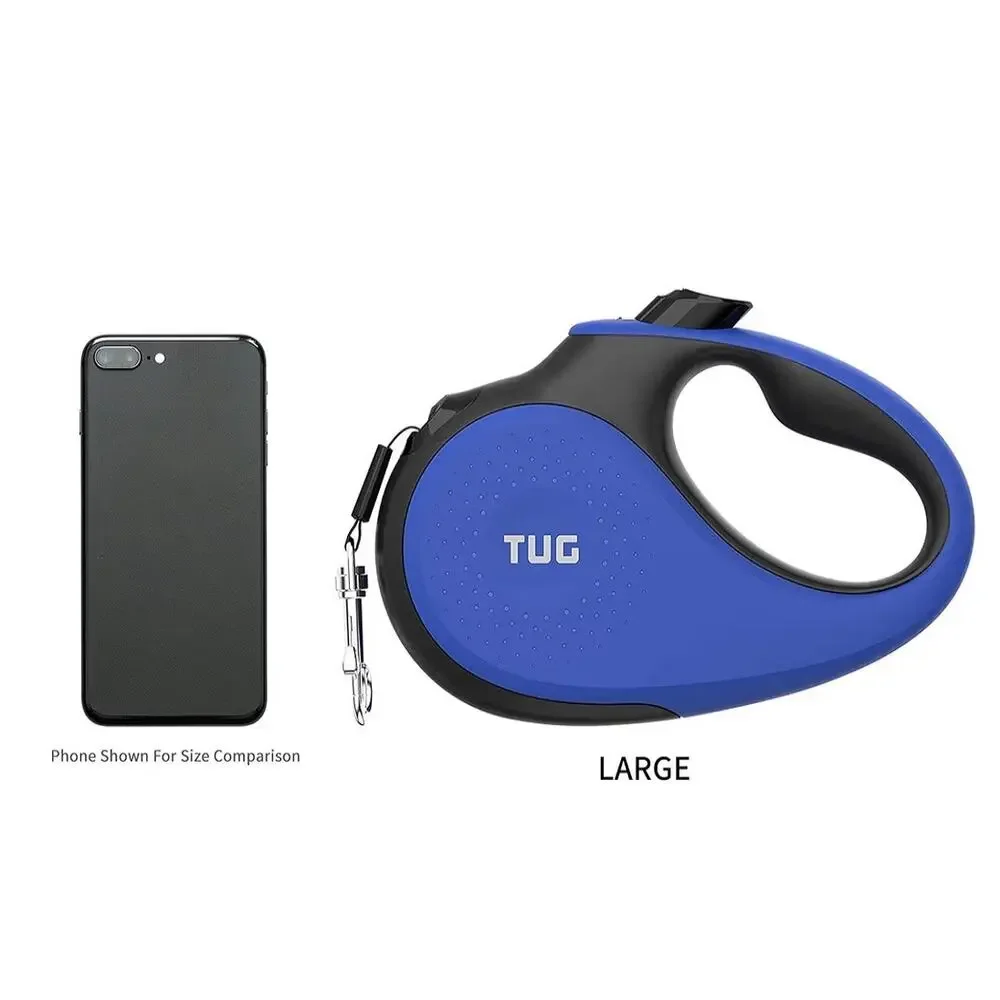 TUG 360° Tangle-Free Retractable Dog Leash Anti-Slip Handle | 16 ft Strong